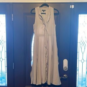 Banana Republic Size 10 tan/nude dress (with pockets!)